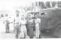 1944 08 Pacific WWII RayMillano MaryElliot FrancisFay RositaMoreno Pic possibly by Charlie