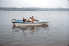 1959 08 New York Dad Mom Dennis Irving Boat