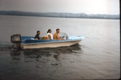 1959 08 New York Dad Mom Dennis Irving Boat2