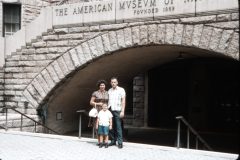 1961 09 New York Museum Natural History Dad Mom Dennis