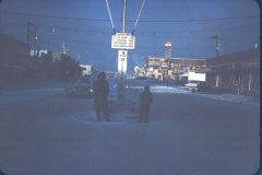 1963 12 Trip To Alaska Dawson Creek BC Alcan Hghwy Mile0 Mom Dennis