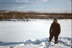 1964 02 Alaska Ft Wainwright Chena River Dennis