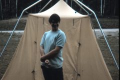 1971 08 Alaska Ft Wainwright Tent Dennis