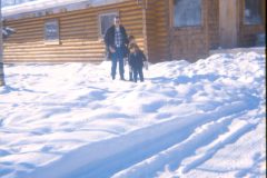 1973 04 Alaska HendersonRd. Fairbanks Dad David Sam