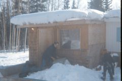 1973 04 Alaska HendersonRd. Fairbanks Dad David Sam1