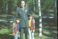 1973 09 Alaska HendersonRd. Fairbanks Dad Uniform David Sam