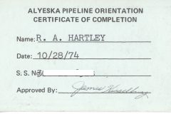 1974.Dad.Alyeska.Orientation.Cert
