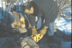 1974 01 Alaska HendersonRd. Fairbanks Dad