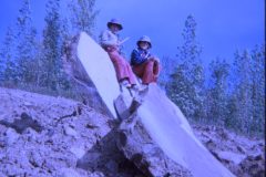 1977 01 New York Rt 30 House build David Sam