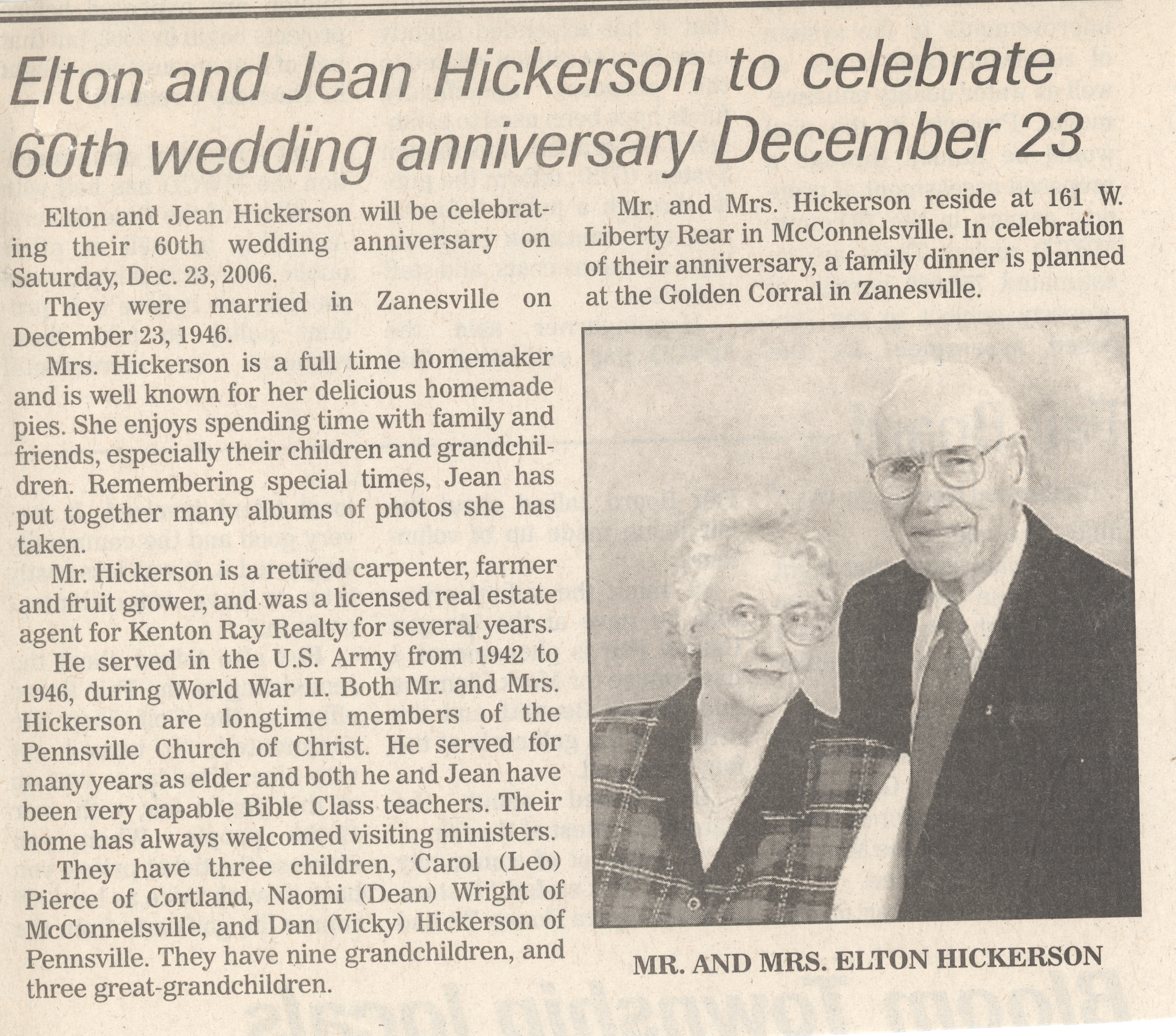 2006_12_Jean.and.Elton.Hickerson.60th.Anniversary.Article.Aunt.Jean-Hartley