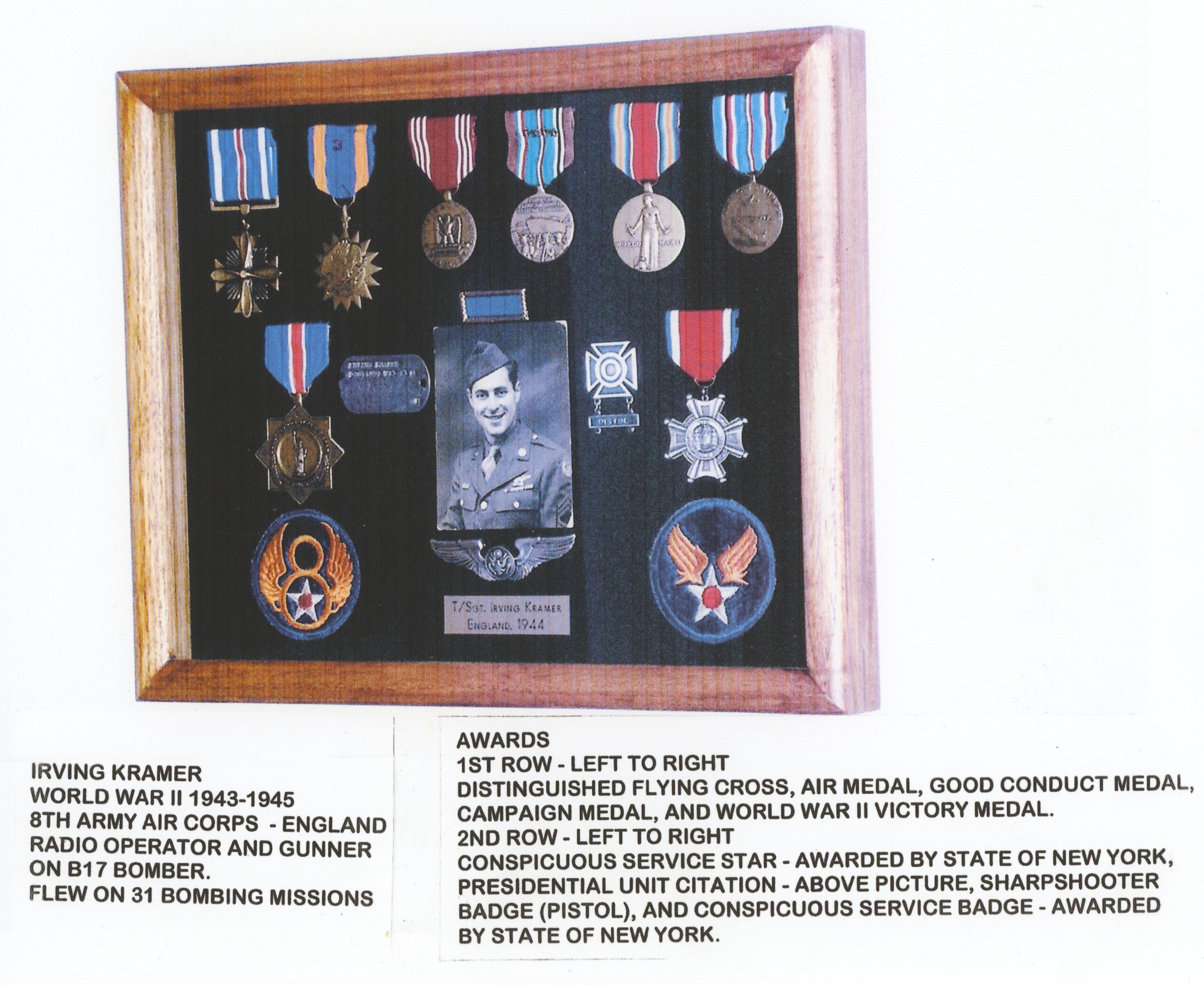 Irving_Kramer_WWII_Medals
